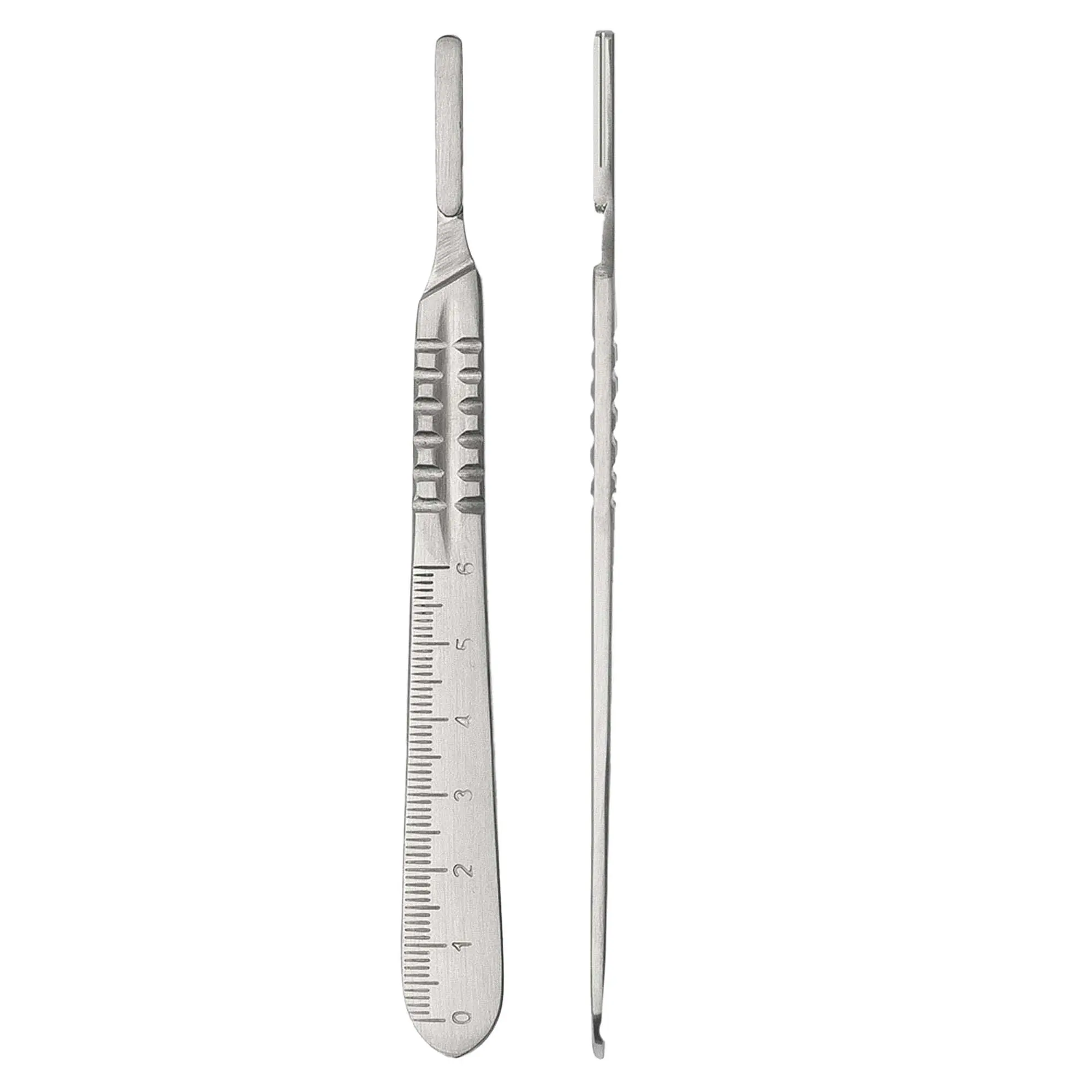 Ручка скальпеля хирургическая Apexmed №4 с сантиметровой шкалой