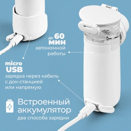 Ингалятор небулайзер меш Feellife Air Pro IX, портативный, беспроводной