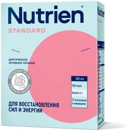 Лечебное питание Nutrien Standard (Нутриэн Стандарт) энтеральное, сухая смесь, 350 г