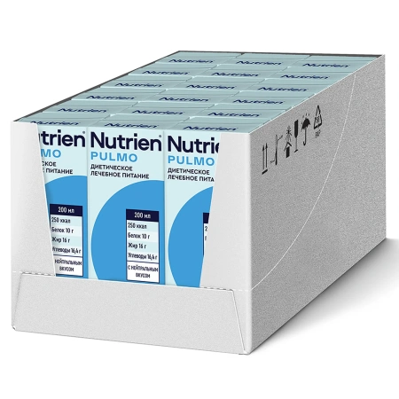 Лечебное питание Nutrien Pulmo (Нутриэн Пульмо) с нейтральным вкусом, энтеральное, 200 мл, 18 шт