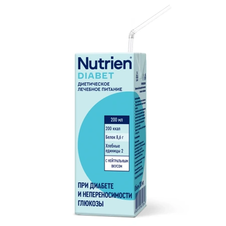 Лечебное питание Nutrien Diabet (Нутриэн Диабет) с нейтральным вкусом, 200 мл